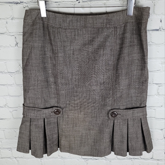 AGB | pleated side zip skirt - Picture 1 of 5